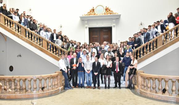 Visite de l'Académie de Sciences Économiques de Bucarest 